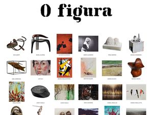 Cartel de la exposición '0 figura' en Km7 espai d'ART, con varios artistas, del 28 de julio al 19 de agosto de 2018.